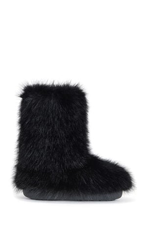 Women's Dipa Black Faux Fur Booties image number 1
