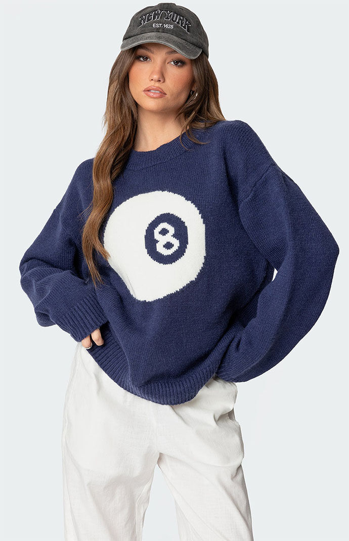 Edikted Magic 8 Oversized Chunky Knit Sweater