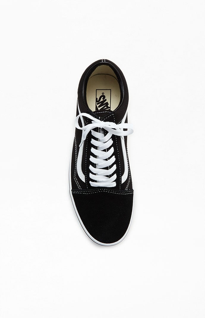 Vans Canvas Old Skool Black White Shoes PacSun