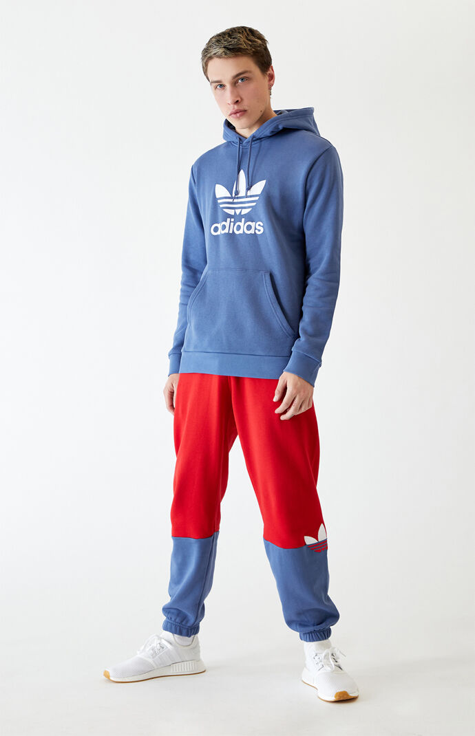 Blue Trefoil Pullover Hoodie