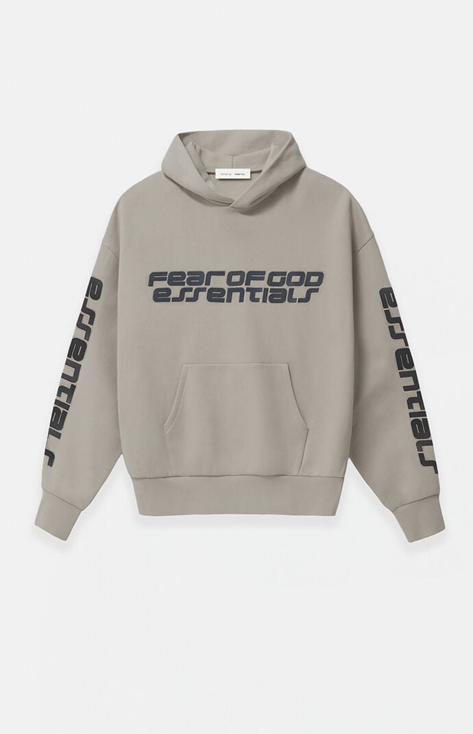 Fear of God ESSENTIALS Smoke Grey '90s Fleece Hoodie