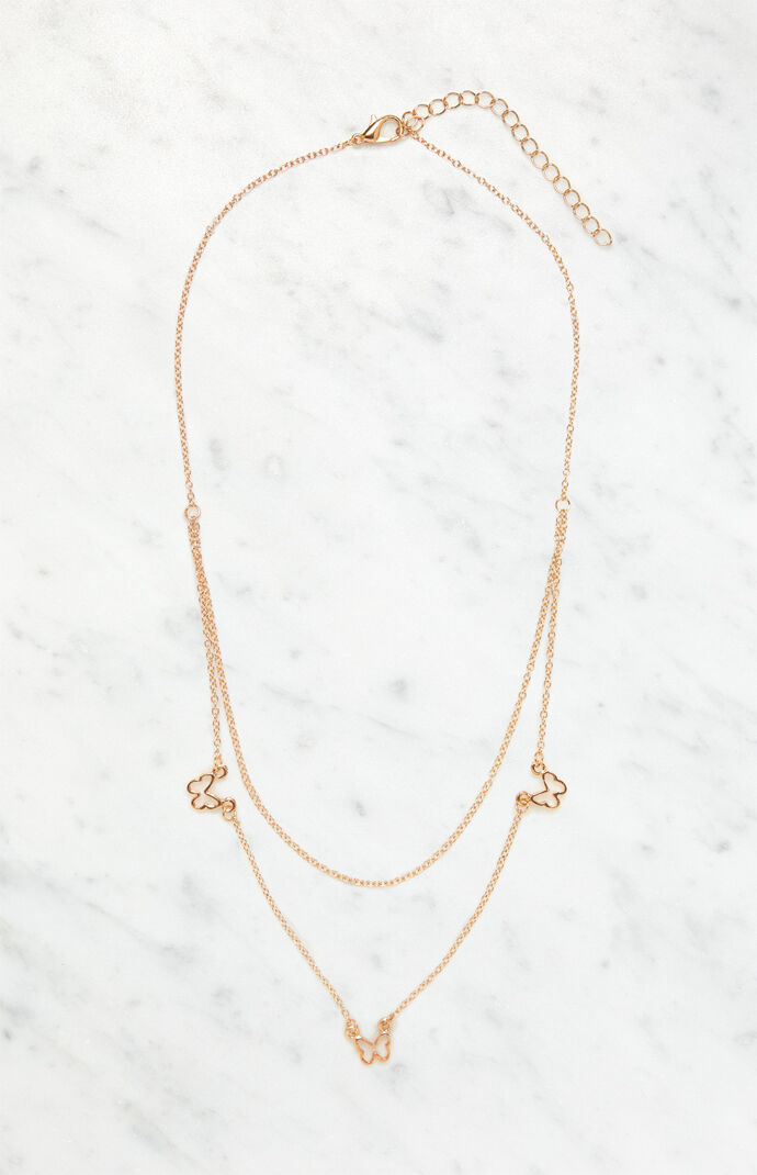 Pacsun store butterfly necklace