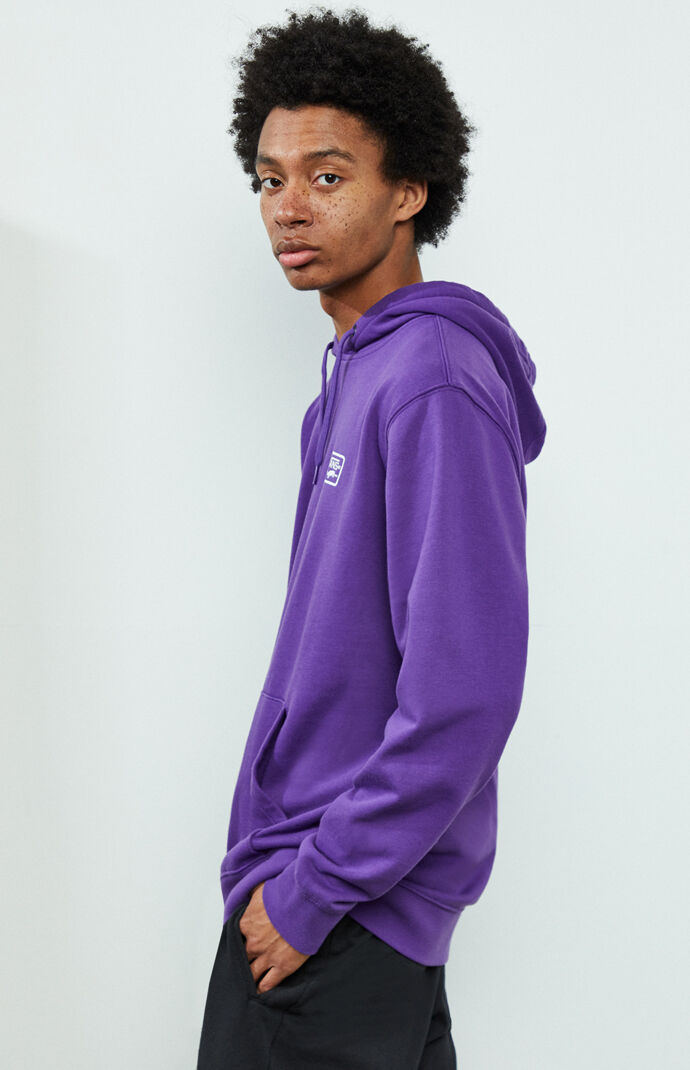 purple vans hoodie mens