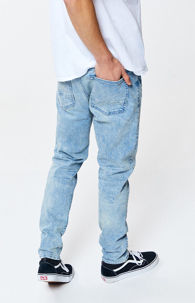 Light Indigo Slim Taper Jeans PacSun PacSun