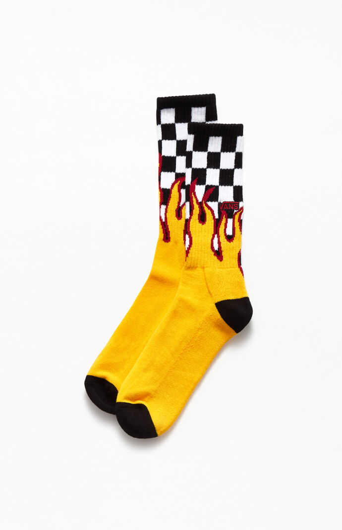 vans flame socks