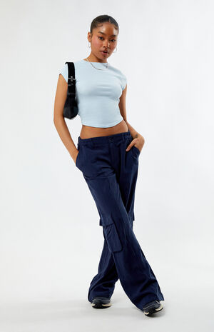 Linen Cargo Pants image number 1