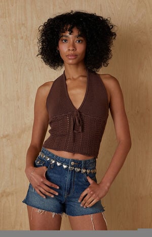 Kelli Knit Halter Top