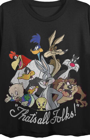 Looney Tunes Cropped T-Shirt image number 2