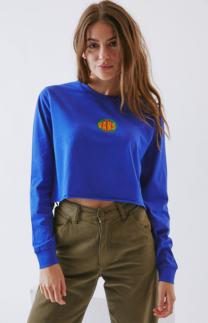 blue vans shirt womens
