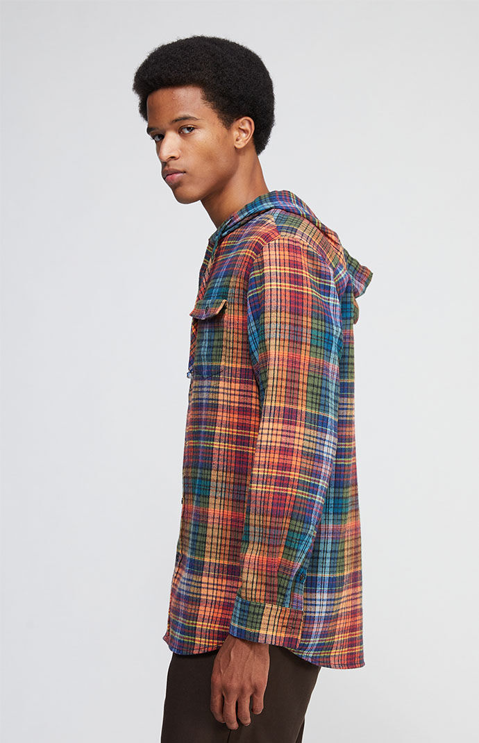 Pacsun store flannel hoodie