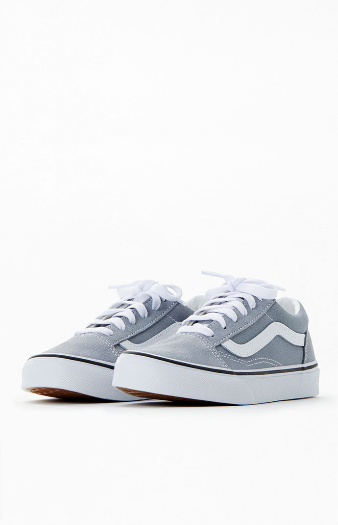 Vans Kids Light Blue Old Skool Shoes PacSun