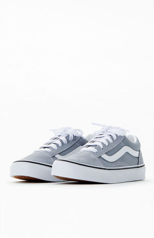 Kids Light Blue Old Skool Shoes image number 2