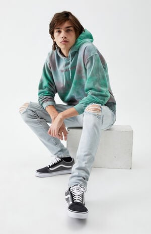 Light Ripped Stacked Skinny Jeans image number 2