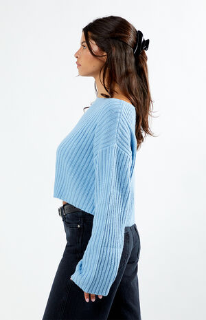 Julie Slouchy Cropped Sweater image number 3