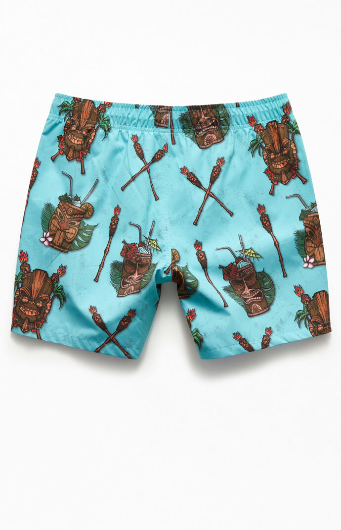 Tiki Cocktail Party 16" Swim Trunks
