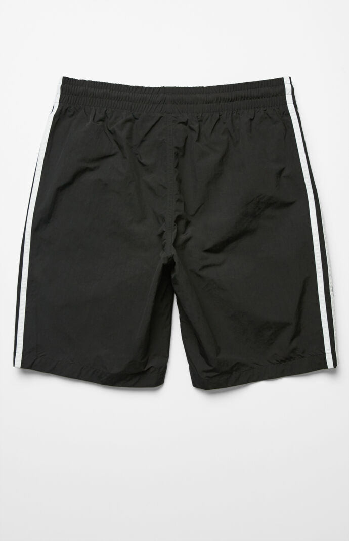 adidas 3 stripe swim trunks