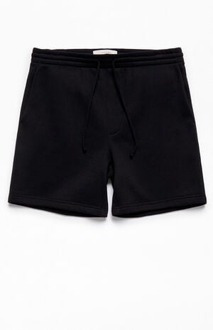 Fleece Black Sweat Shorts