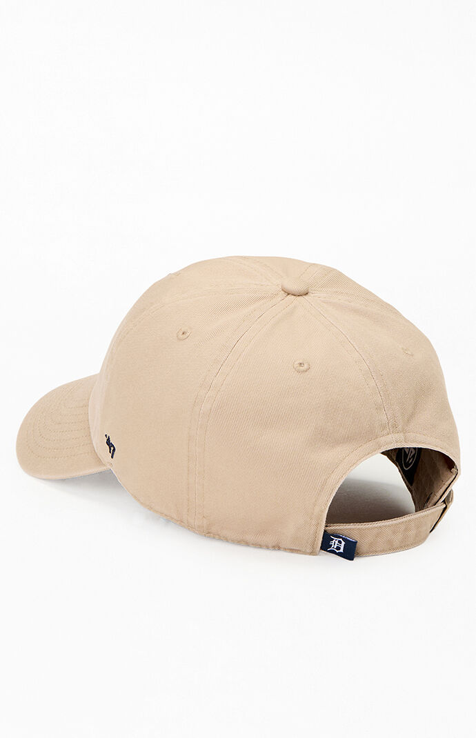 47 Brand Tan Detroit Tigers Clean Up Strapback Hat