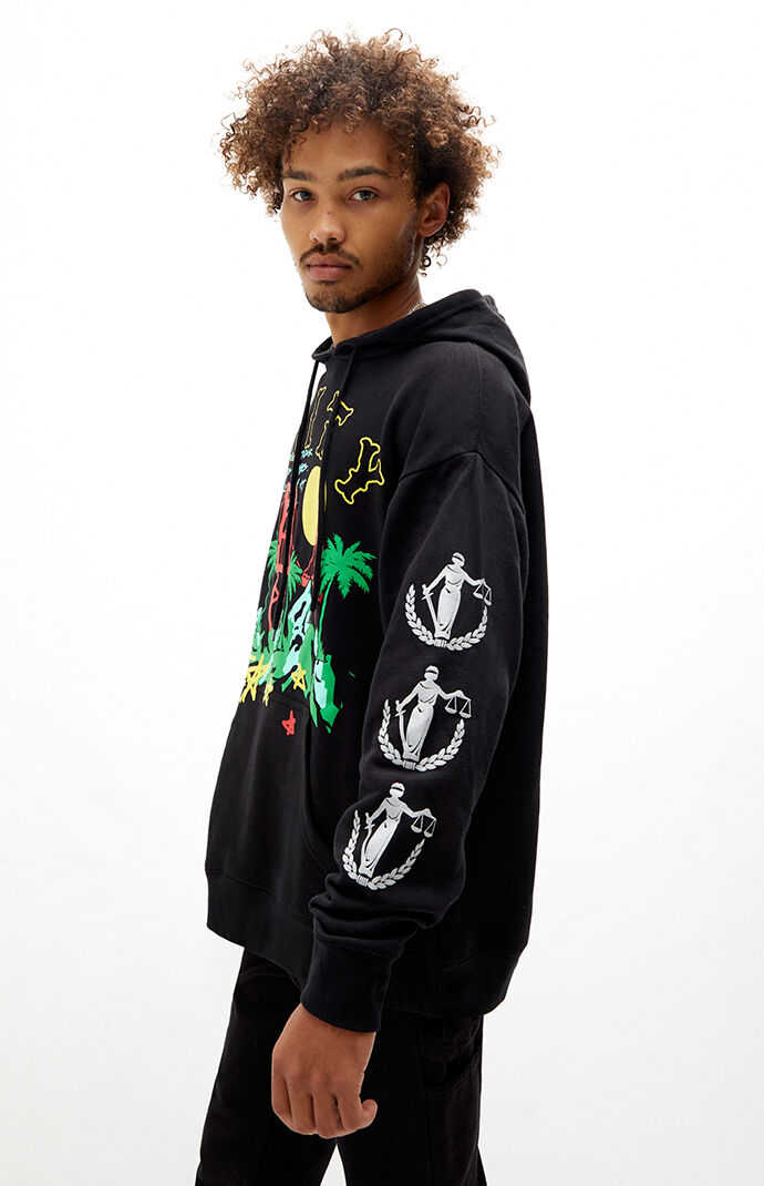 Rick and morty hoodie cheap pacsun