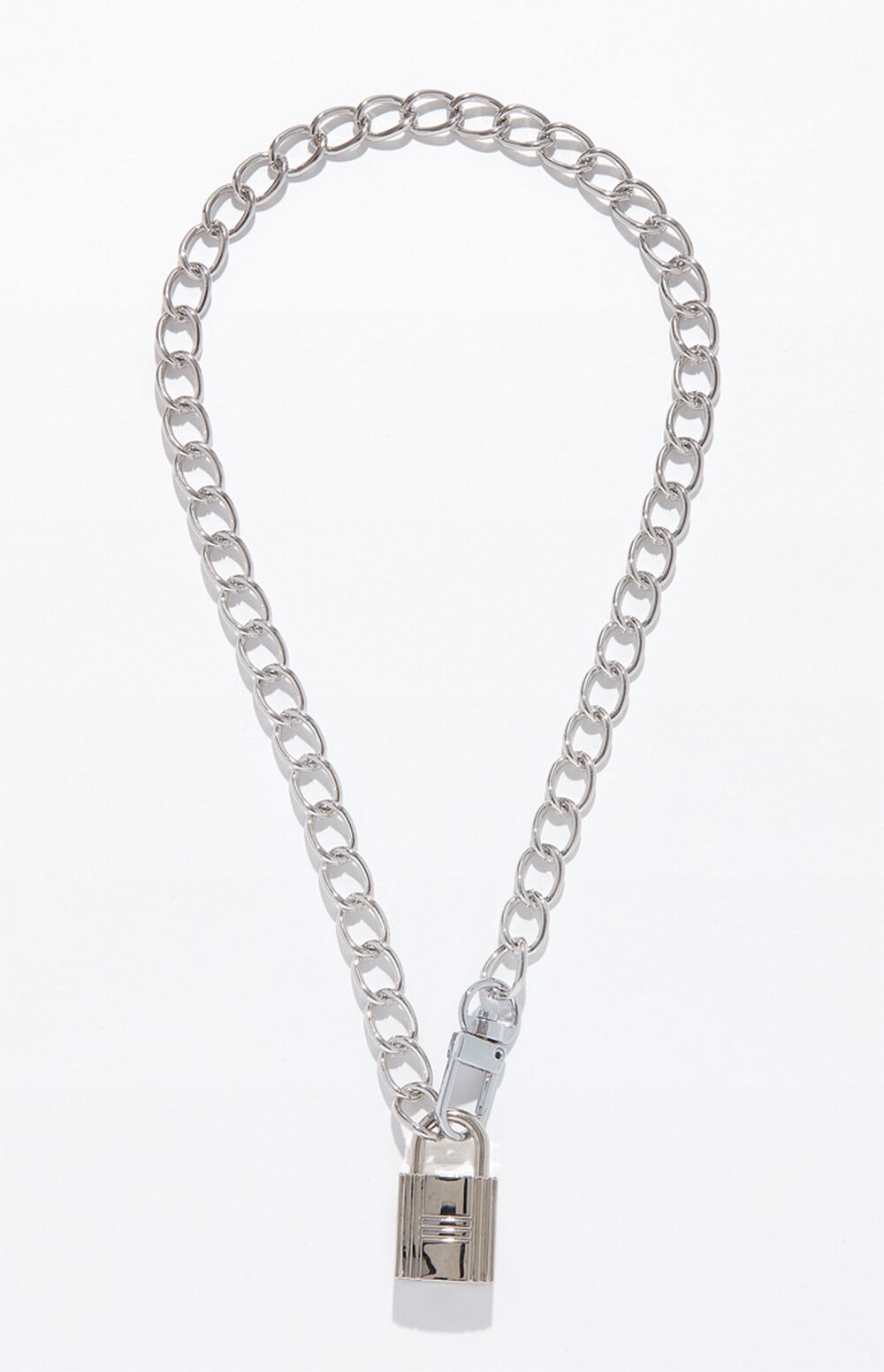 PacSun Padlock Chain Necklace PacSun