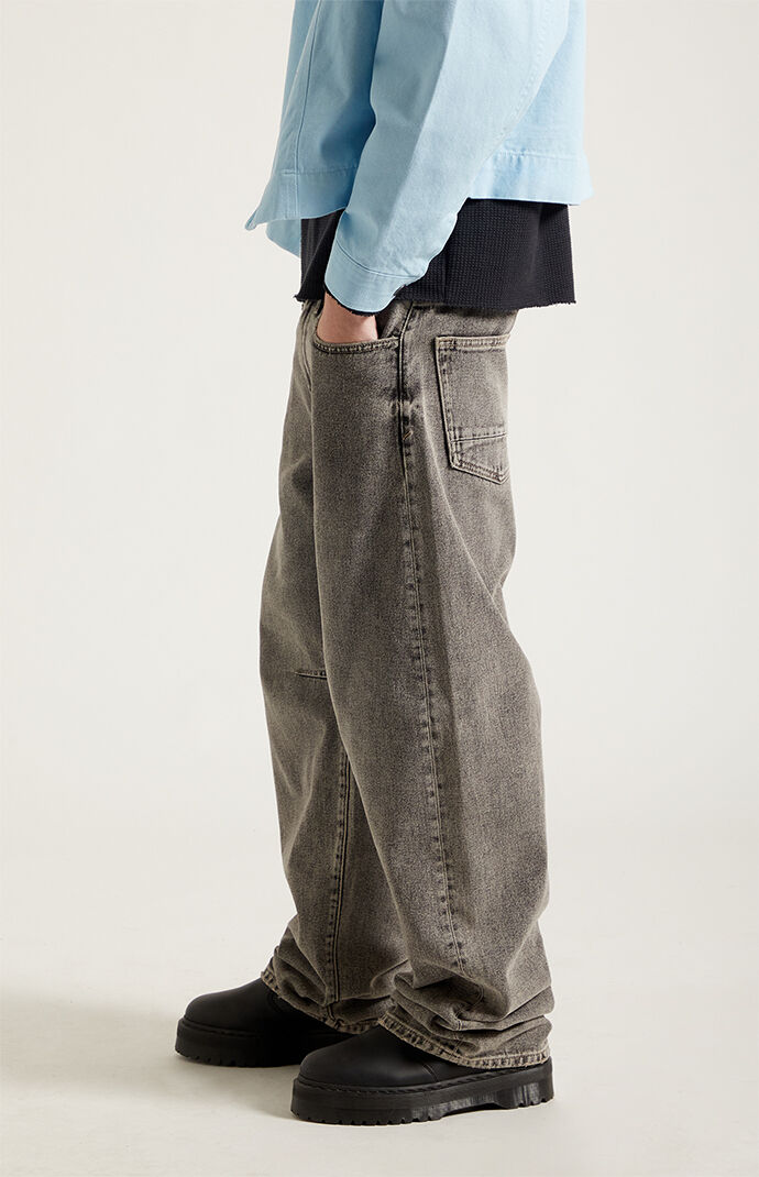 Pacsun Mason Baggy Jeans Darted Dark Gray | Pacsun