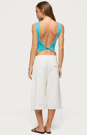 Rondah Twisted Backless Top image number 4