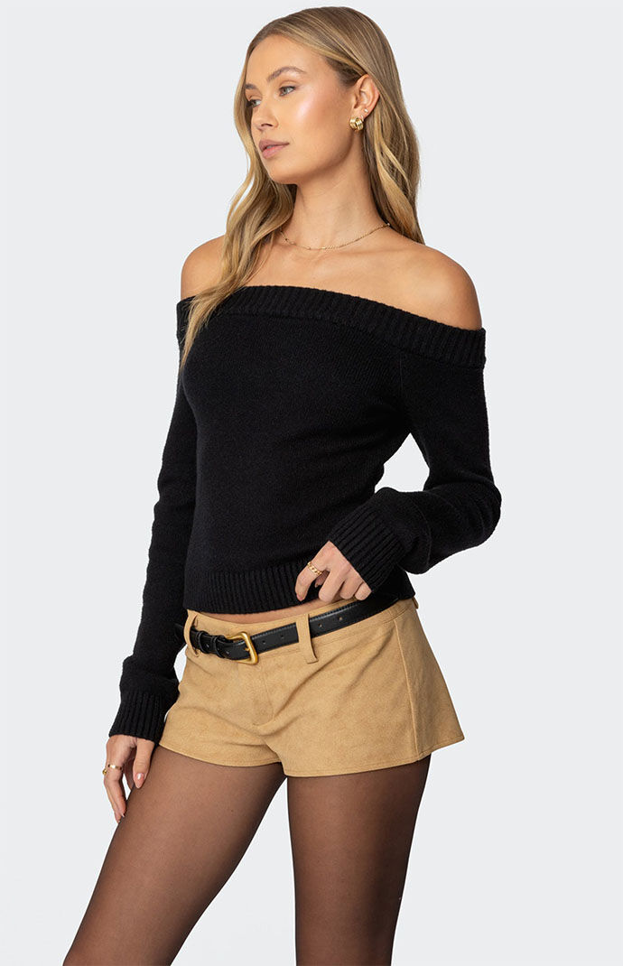 新品　JOSEMOON OFFSHOULDER KNIT TOPS セール】OFFSHOULDER KNIT TOPS/オフショルダーニットトップス