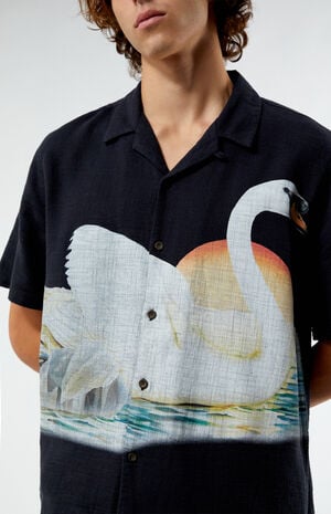 Swan Oversized Camp Shirt image number 2