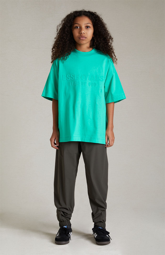 Kids Fear of God Essentials Mint Leaf T-Shirt | PacSun