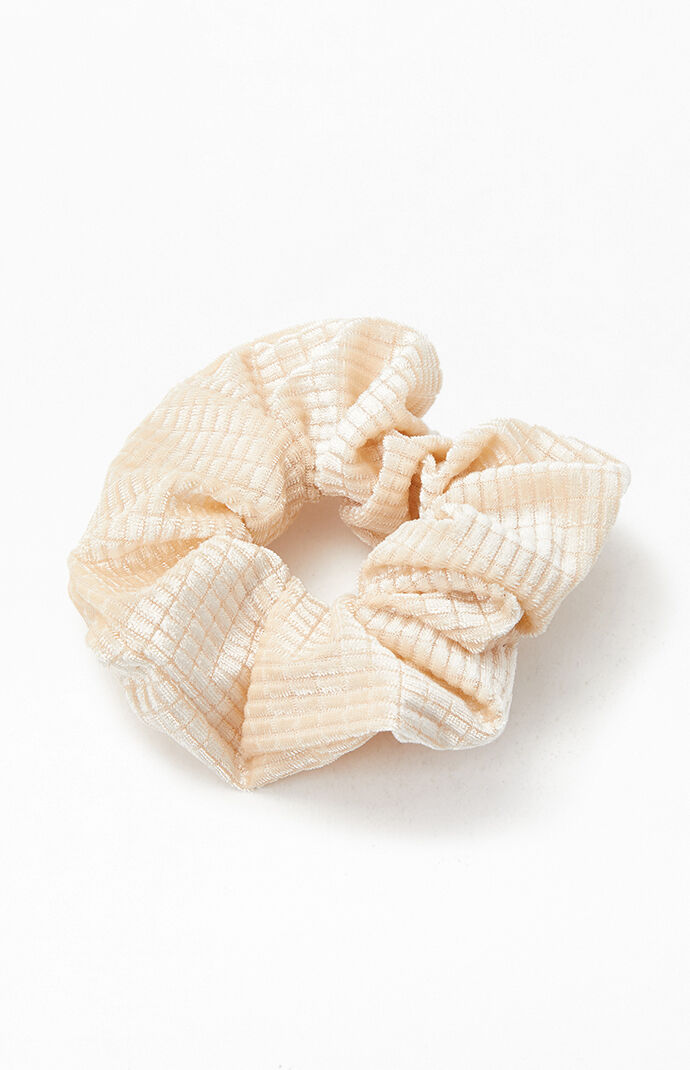 Cream Single Scrunchie