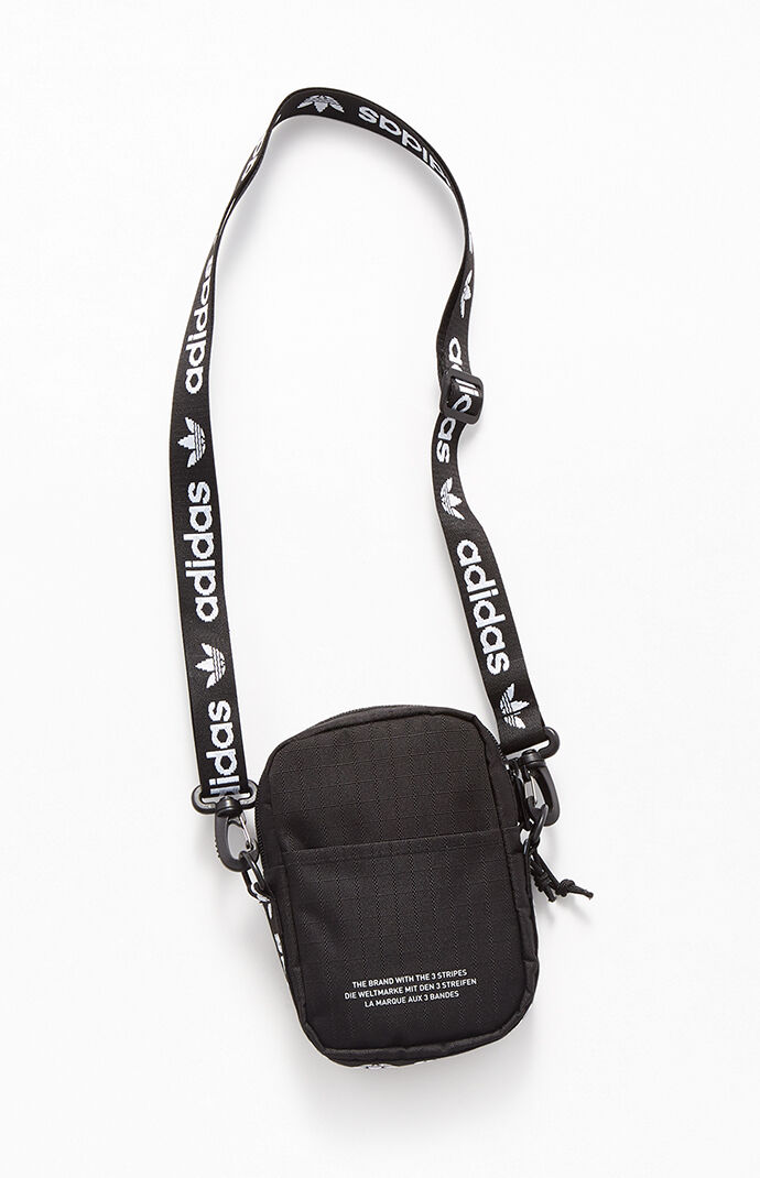 white adidas messenger bag