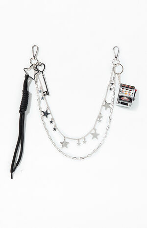 Star Slot Chainlink Bag Keychain image number 1