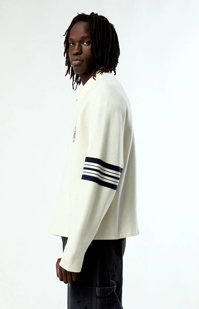 Pacsun Varsity Stripe Half Zip Sweater | Pacsun