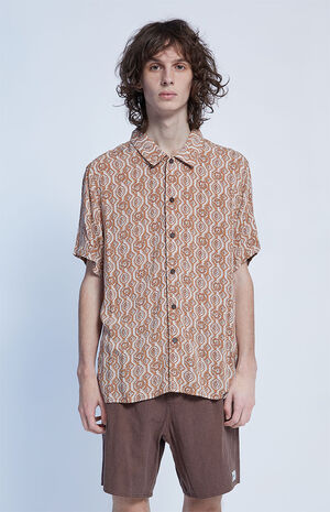 Floral Stripe Button Down Shirt image number 1