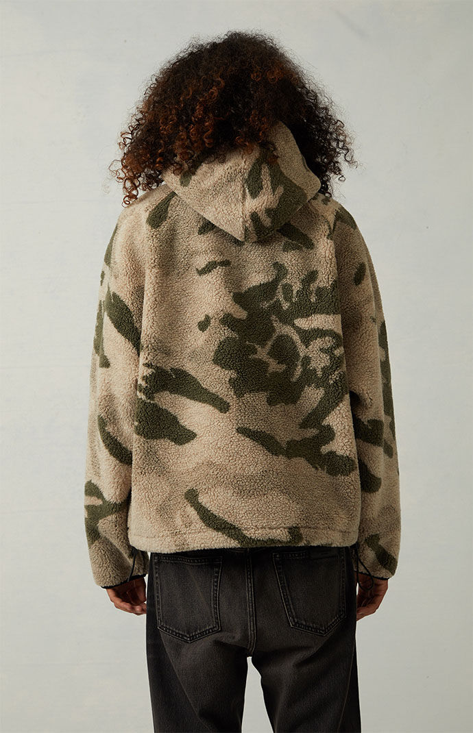 Fear of god half zip sherpa hoodie online