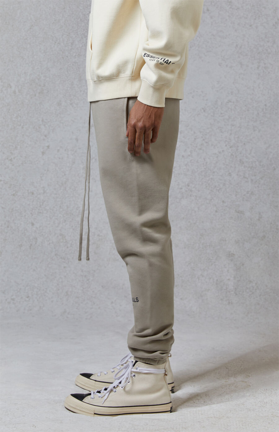 essentials olive sweatpants
