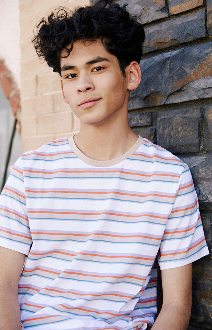 Bizo Striped Scallop T-Shirt