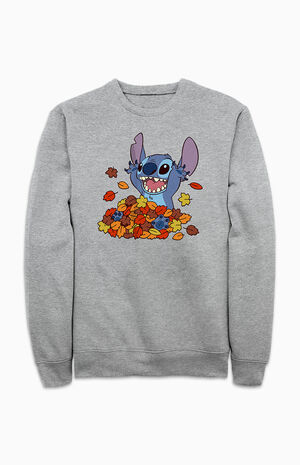 Lilo & Stitch Leaf Pile Crew Neck Sweatshirt image number 1