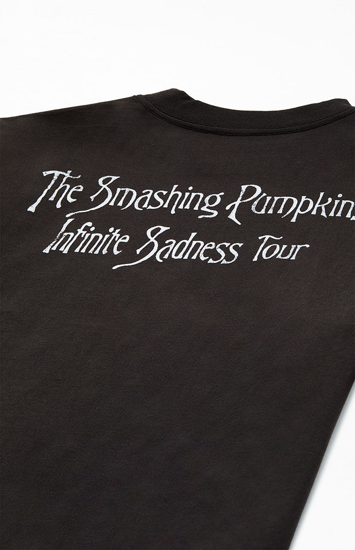 The Smashing Pumpkins ブラックTシャツ The Smashing Pumpkins 'Zero Sleeve Print' (Black) T-Shirt
