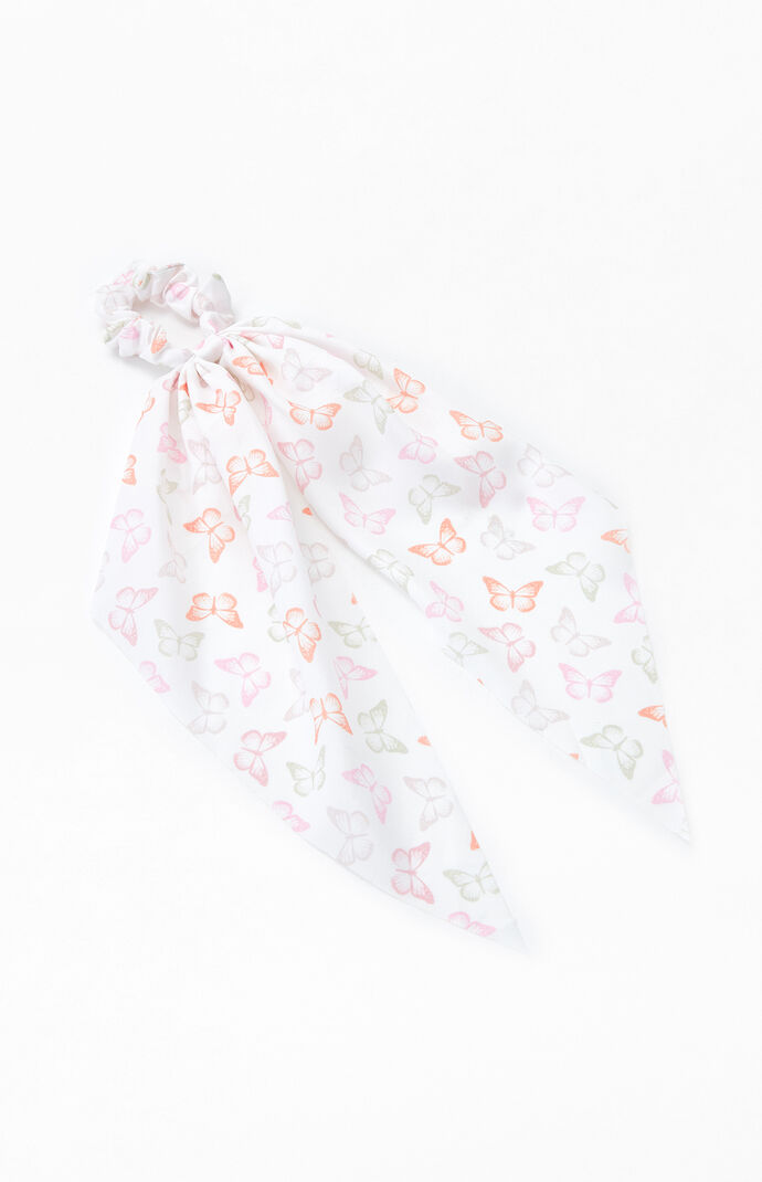 Multi Butterfly Flowy Scrunchie