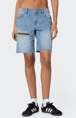 Riptide Denim Bermuda Shorts image number 2