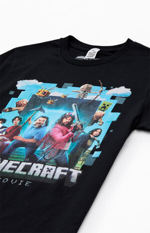Kids Minecraft Movie Poster T-Shirt image number 2