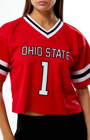 Ohio State Cropped Football Jersey image number 2