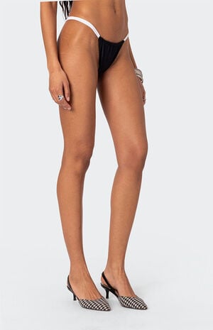 Leanna Contrast High Cut Bikini Bottom image number 3