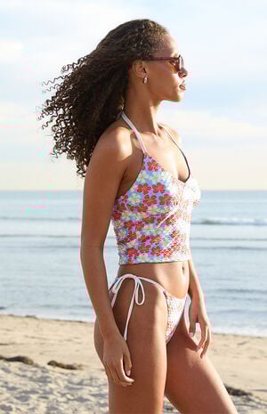 x Pacsun Floral Pepa Tank Bikini Top image number 3