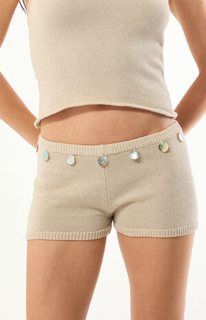 Nicca Iridescent Knit Shorts image number 2