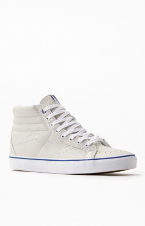 White & Blue UA Sk8-HI Reissue Shoes image number 1