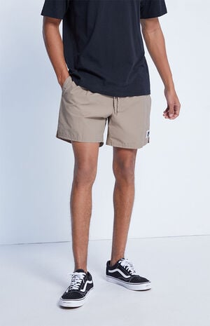 Khaki Primary Volley Shorts image number 2