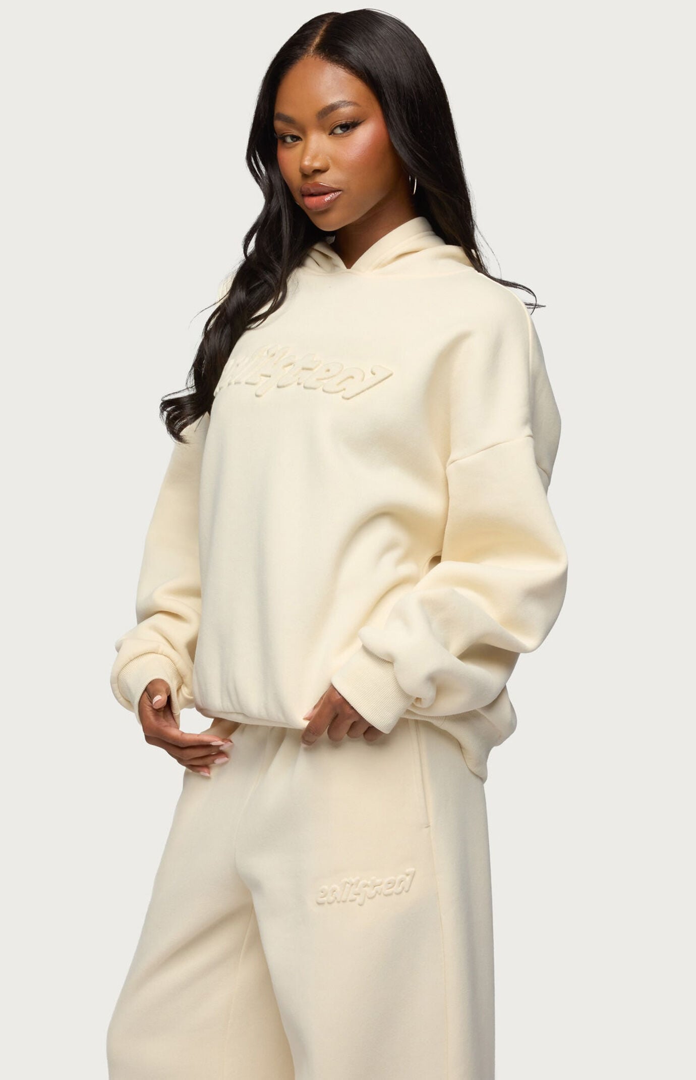 Edikted Totally Logo Hoodie