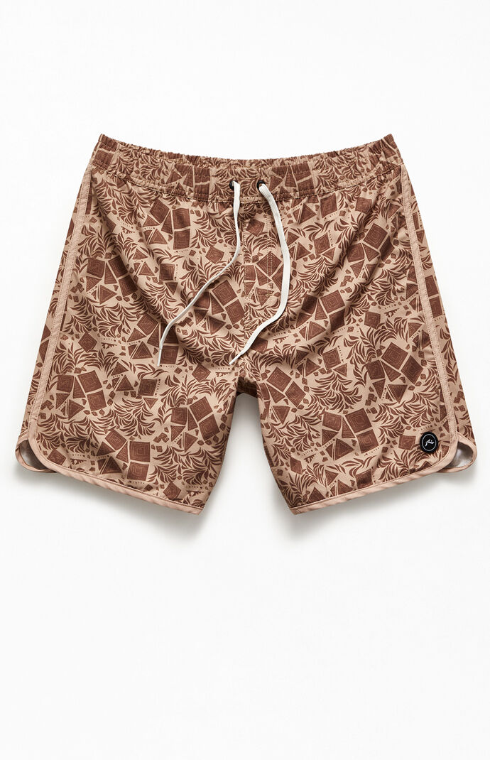 Subtropical 17" Swim Trunks